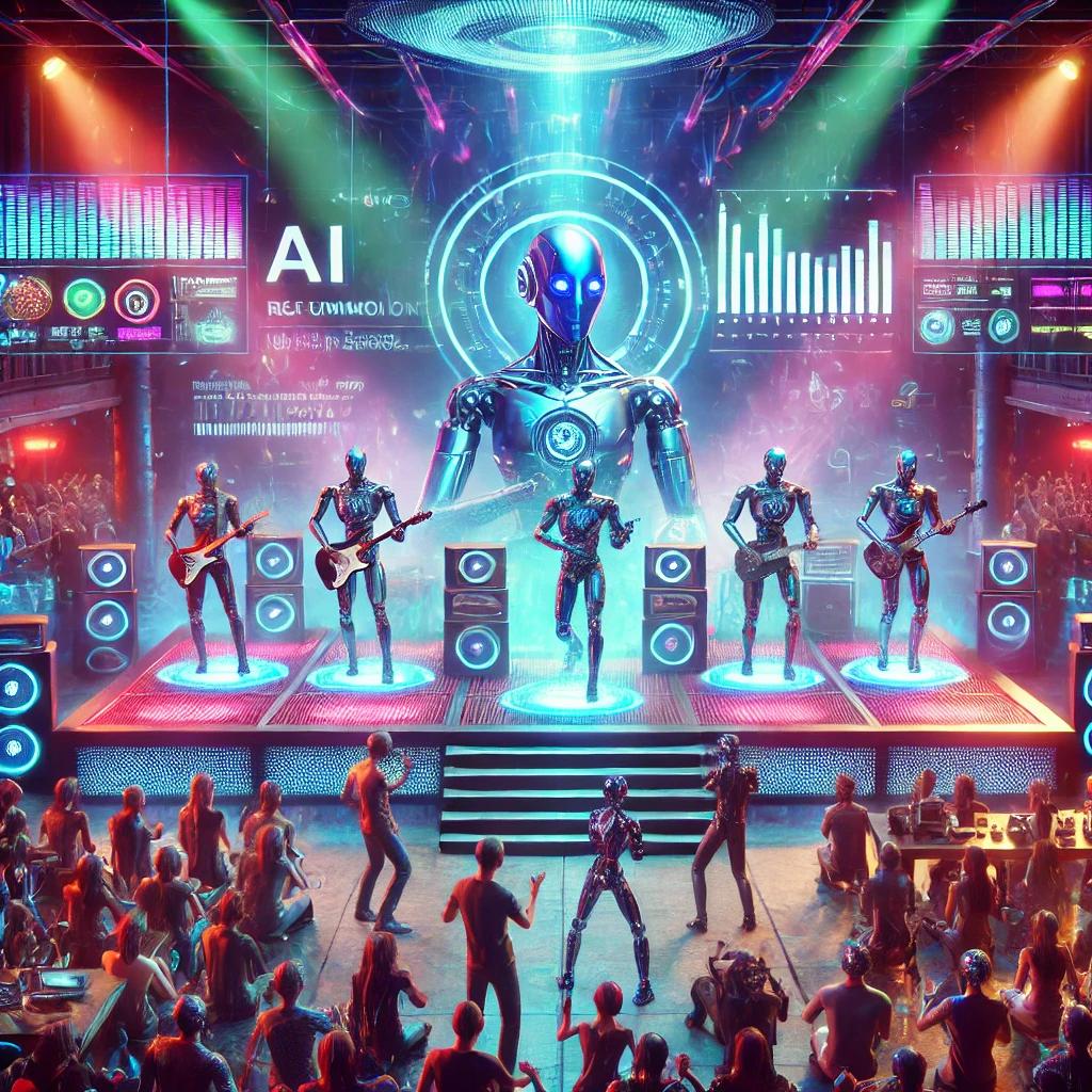 Robot band stage